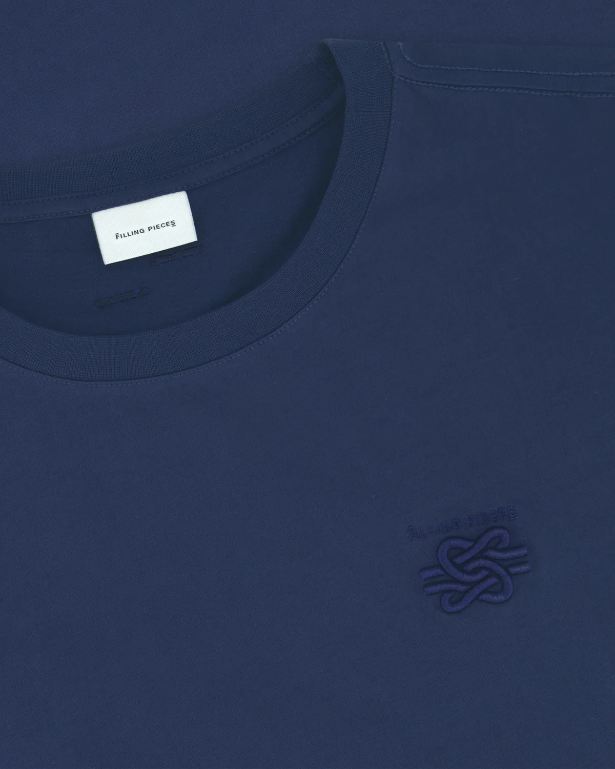 T-shirt Embroidered Knot Navy - Image 4
