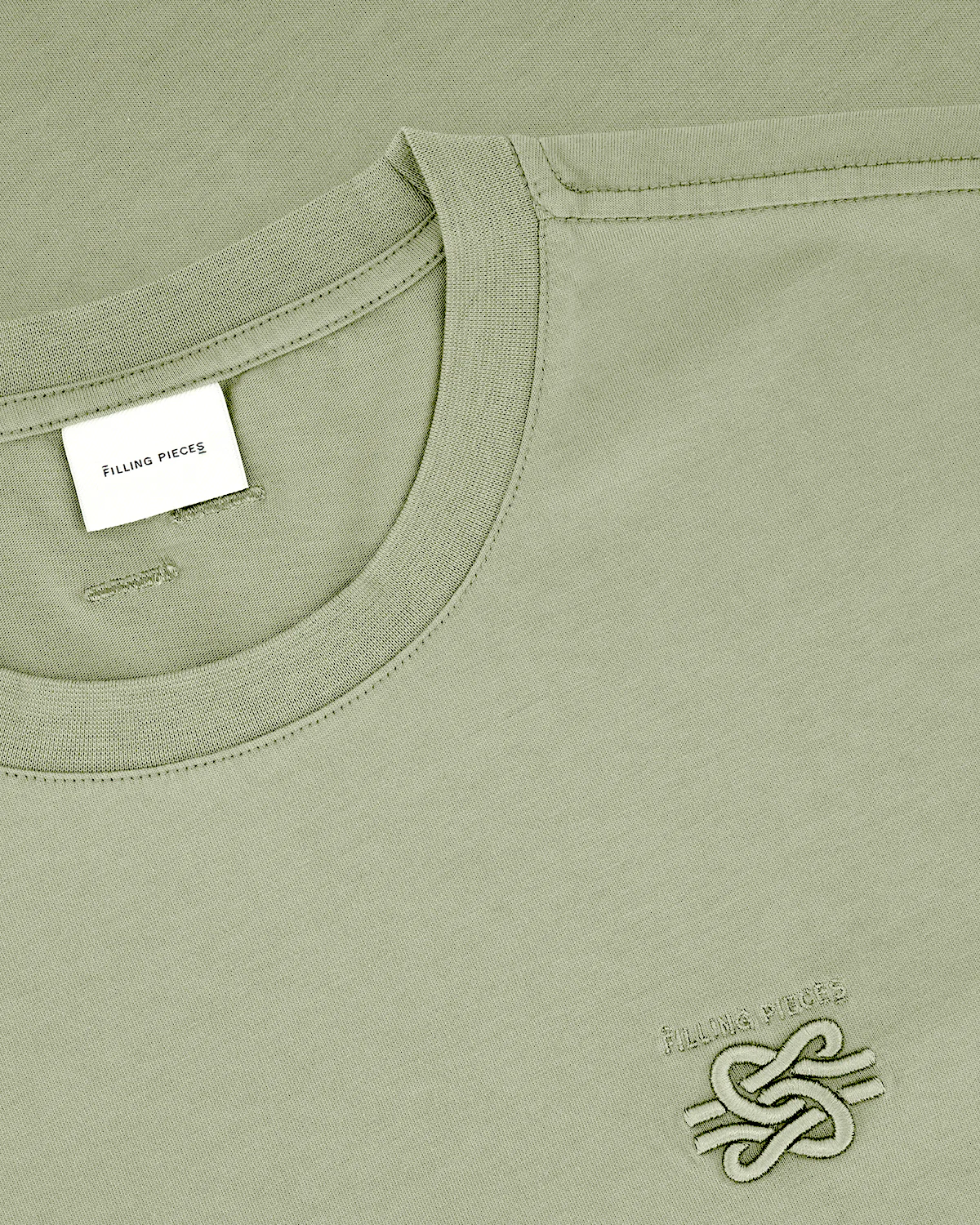T-shirt Embroidered Knot Tea - Image 3