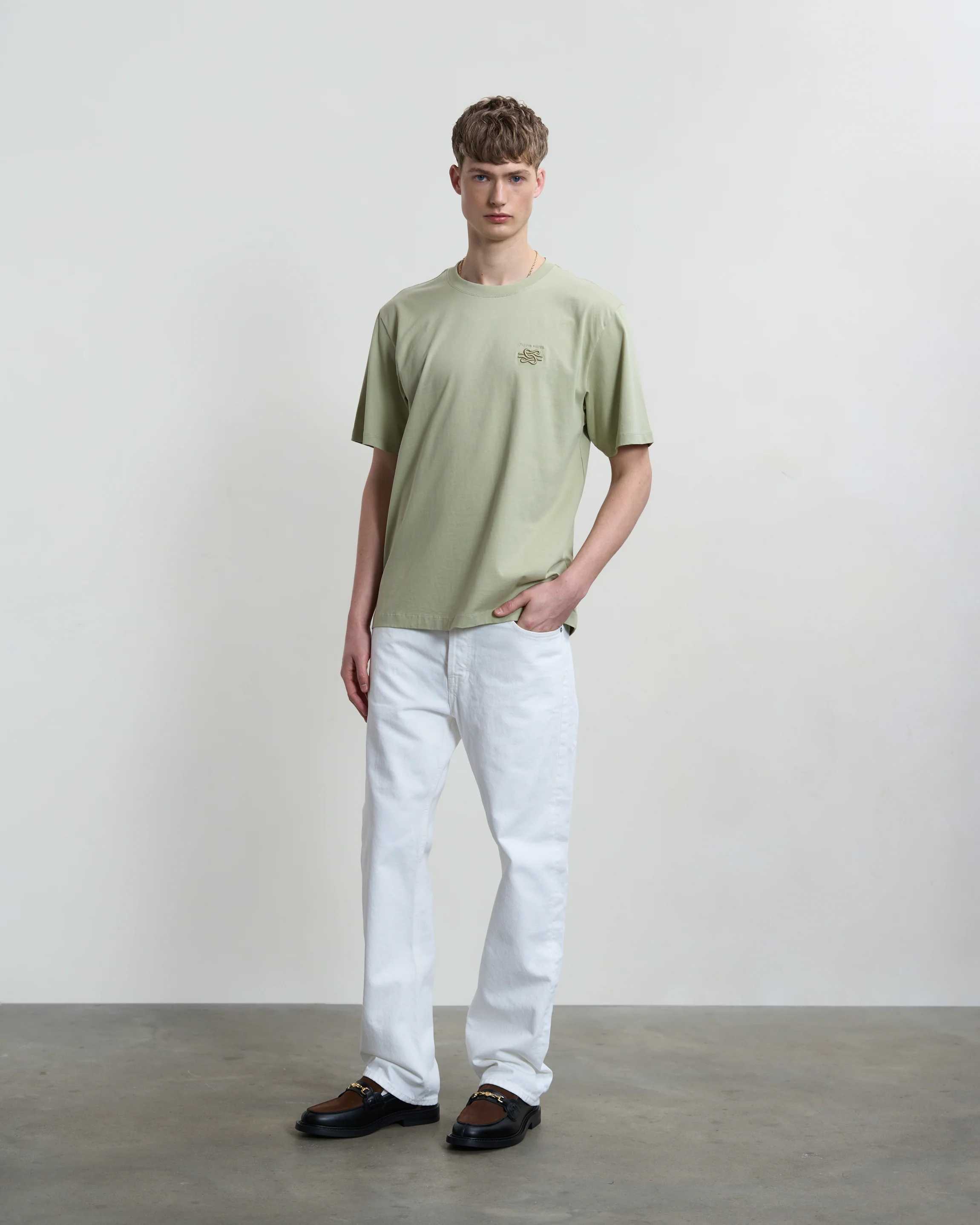 T-shirt Embroidered Knot Tea - Image 4