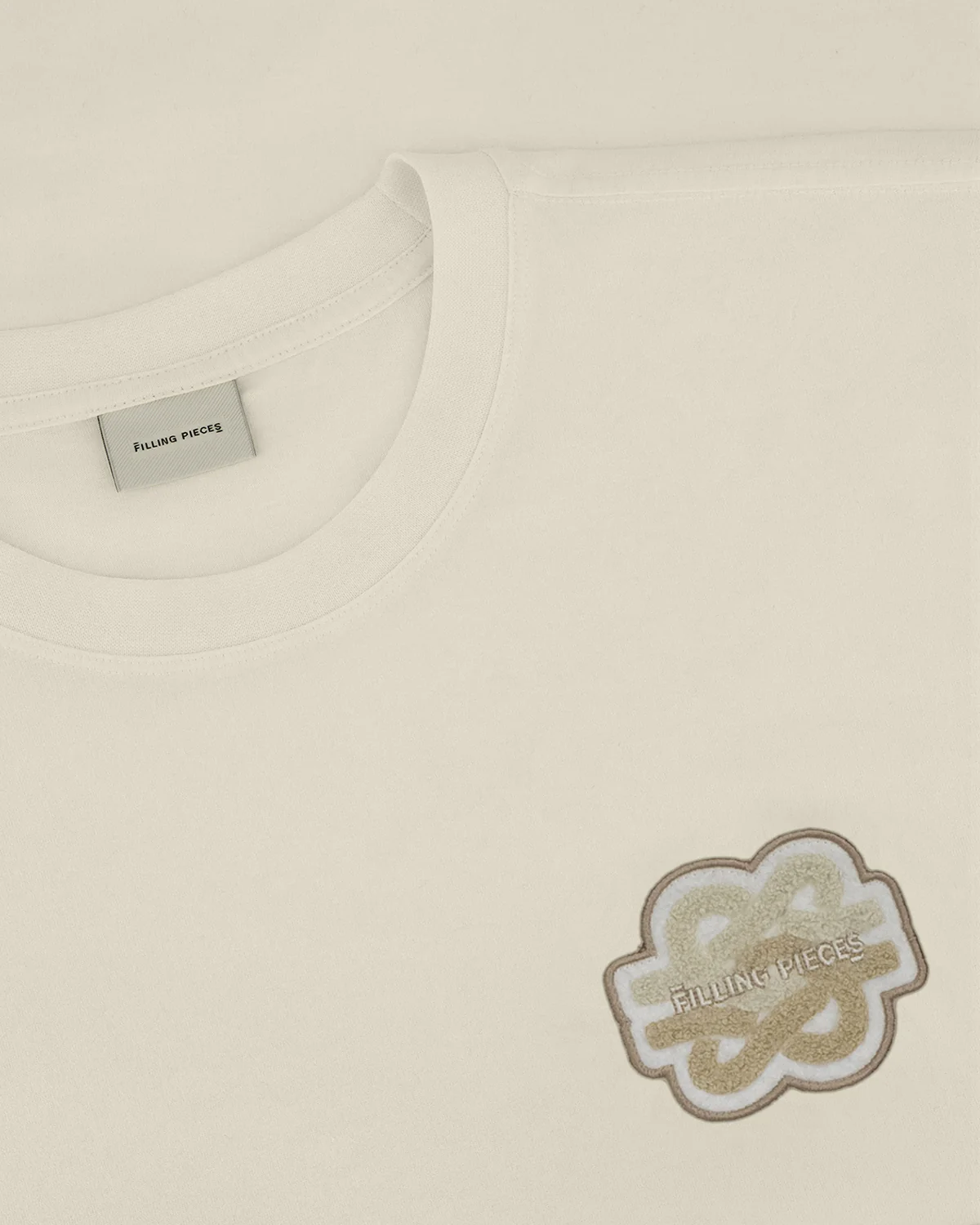 T-shirt Gowtu Tonal Antique White - Image 4