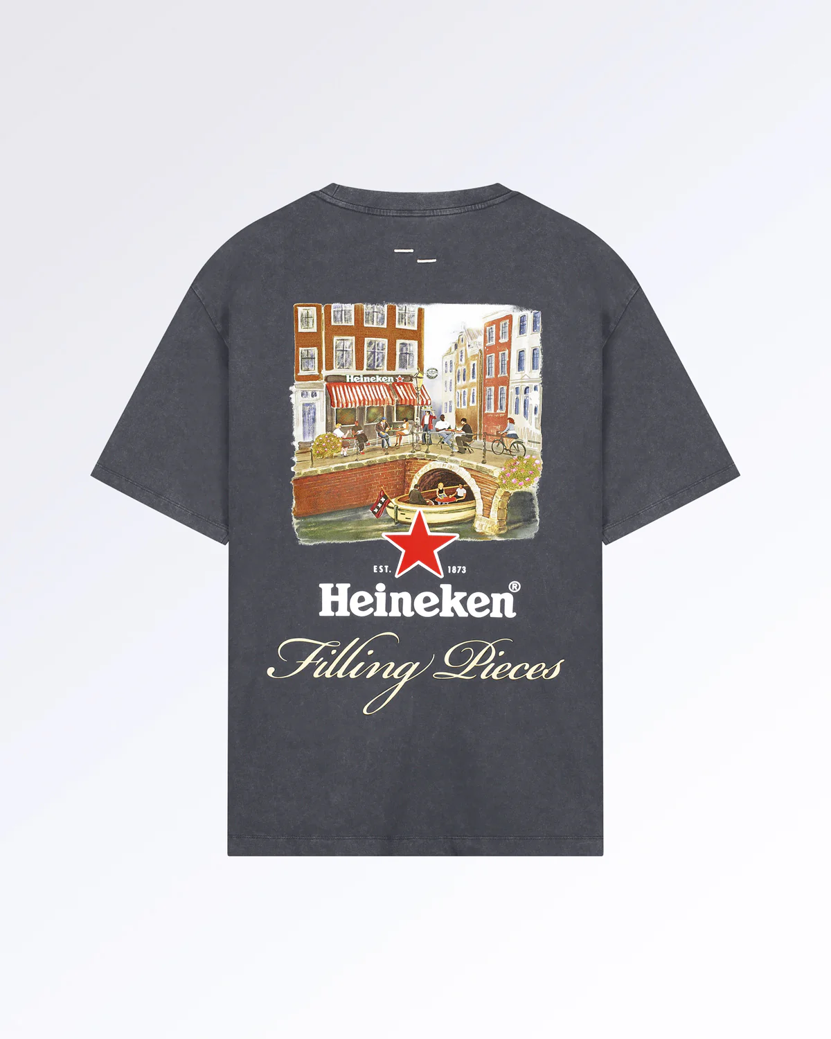 T-shirt Heineken Cafe Vintage Black