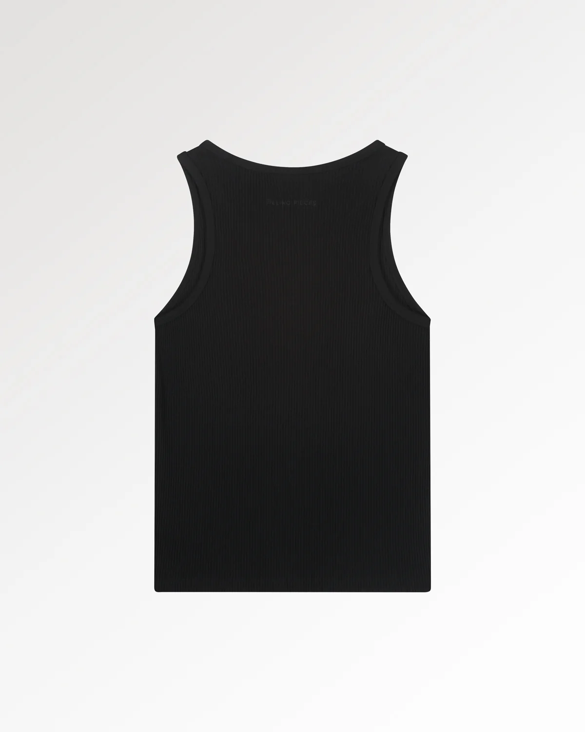 Tank Top Ribbed Black - Image 3