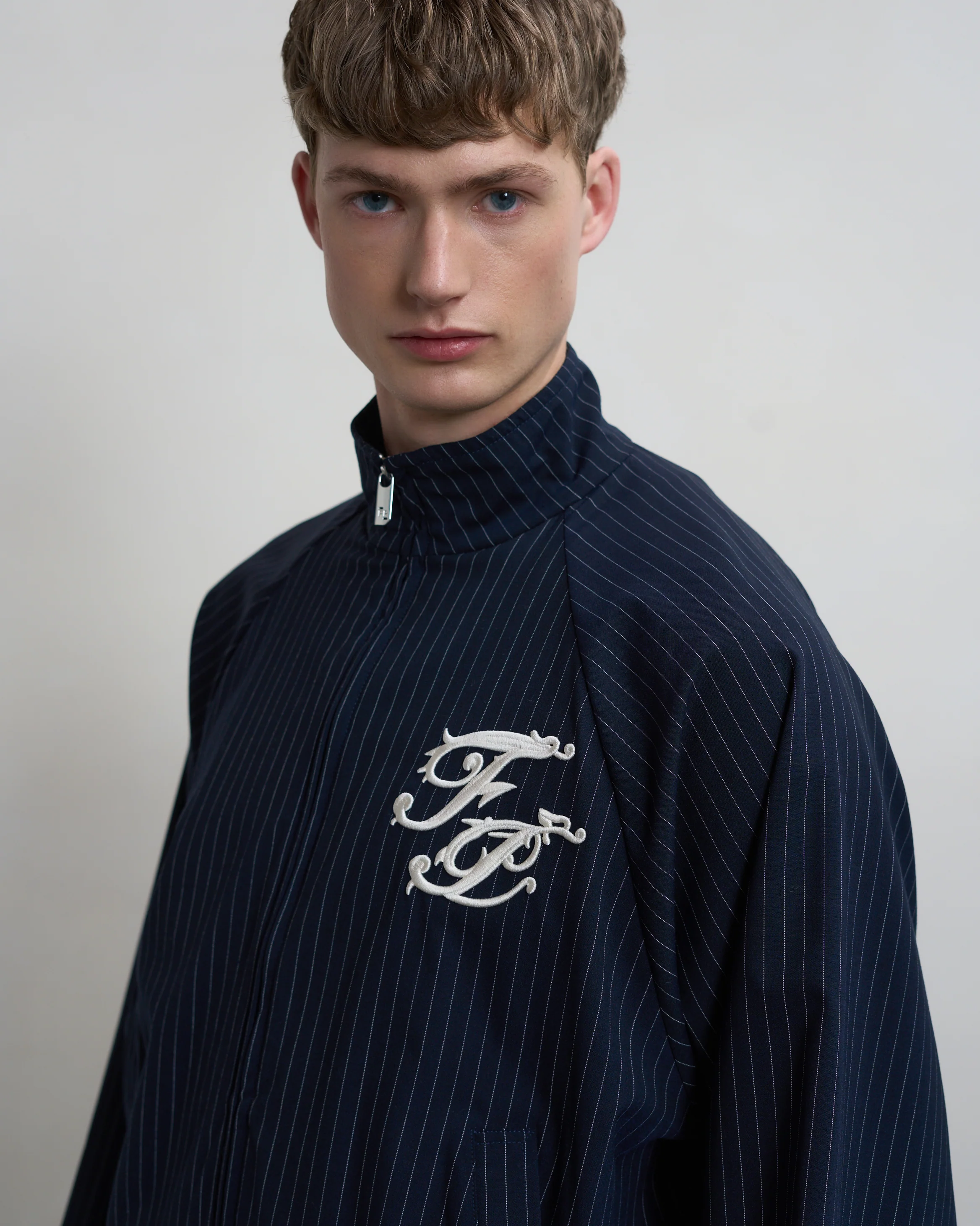 Track Jacket Pinstripe Blue - Image 6