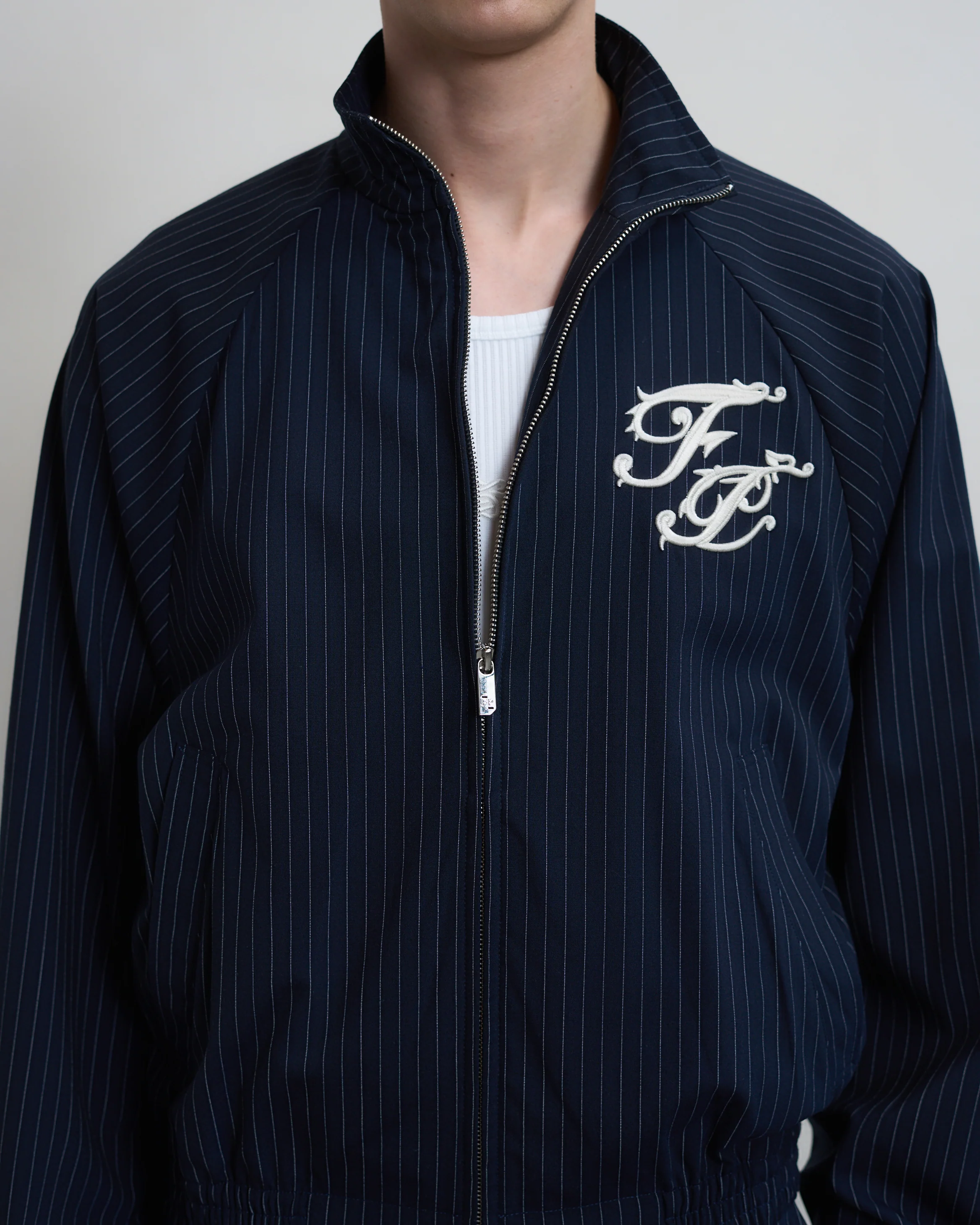 Track Jacket Pinstripe Blue - Image 7