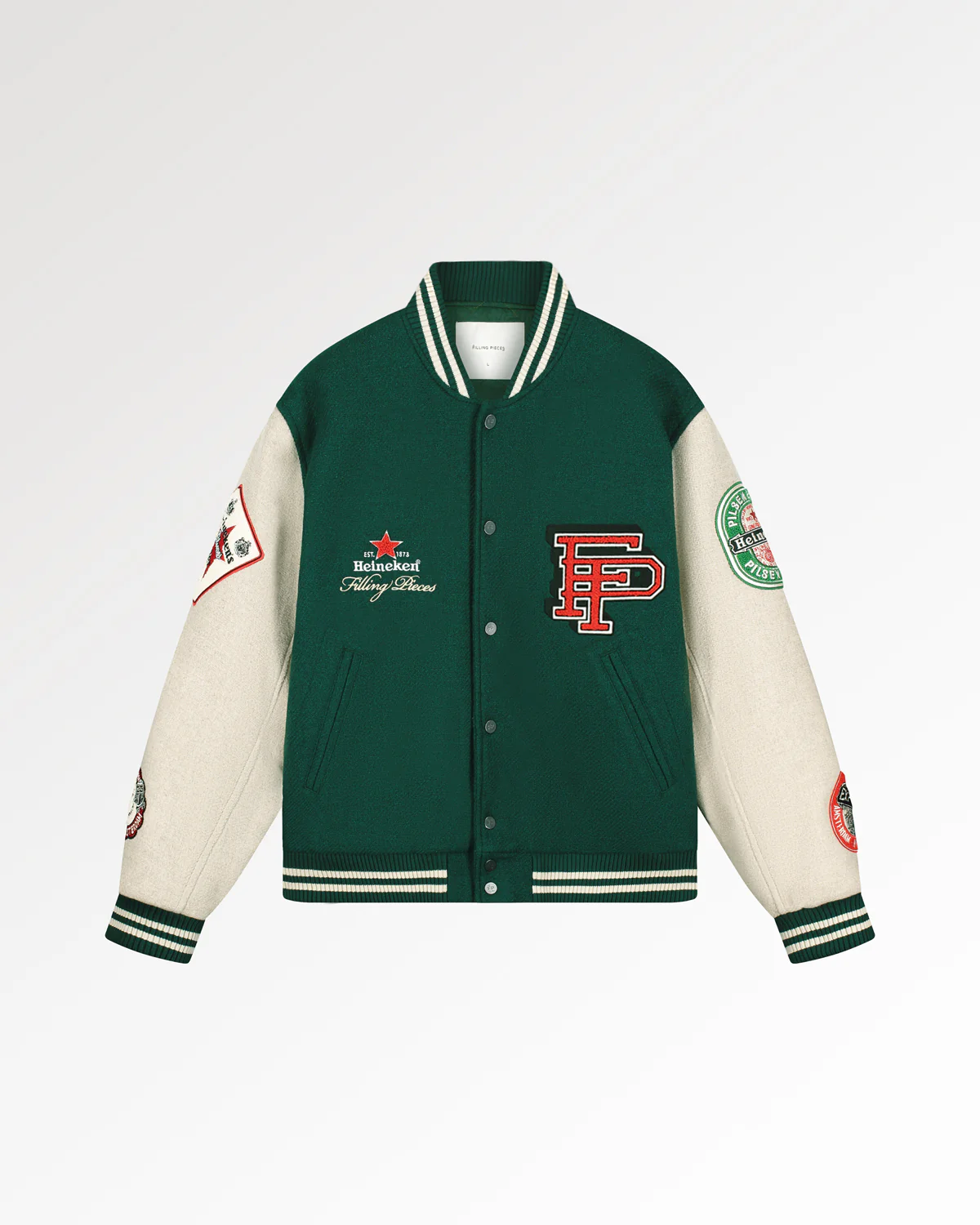 Varsity Heineken Patch Green / Off White