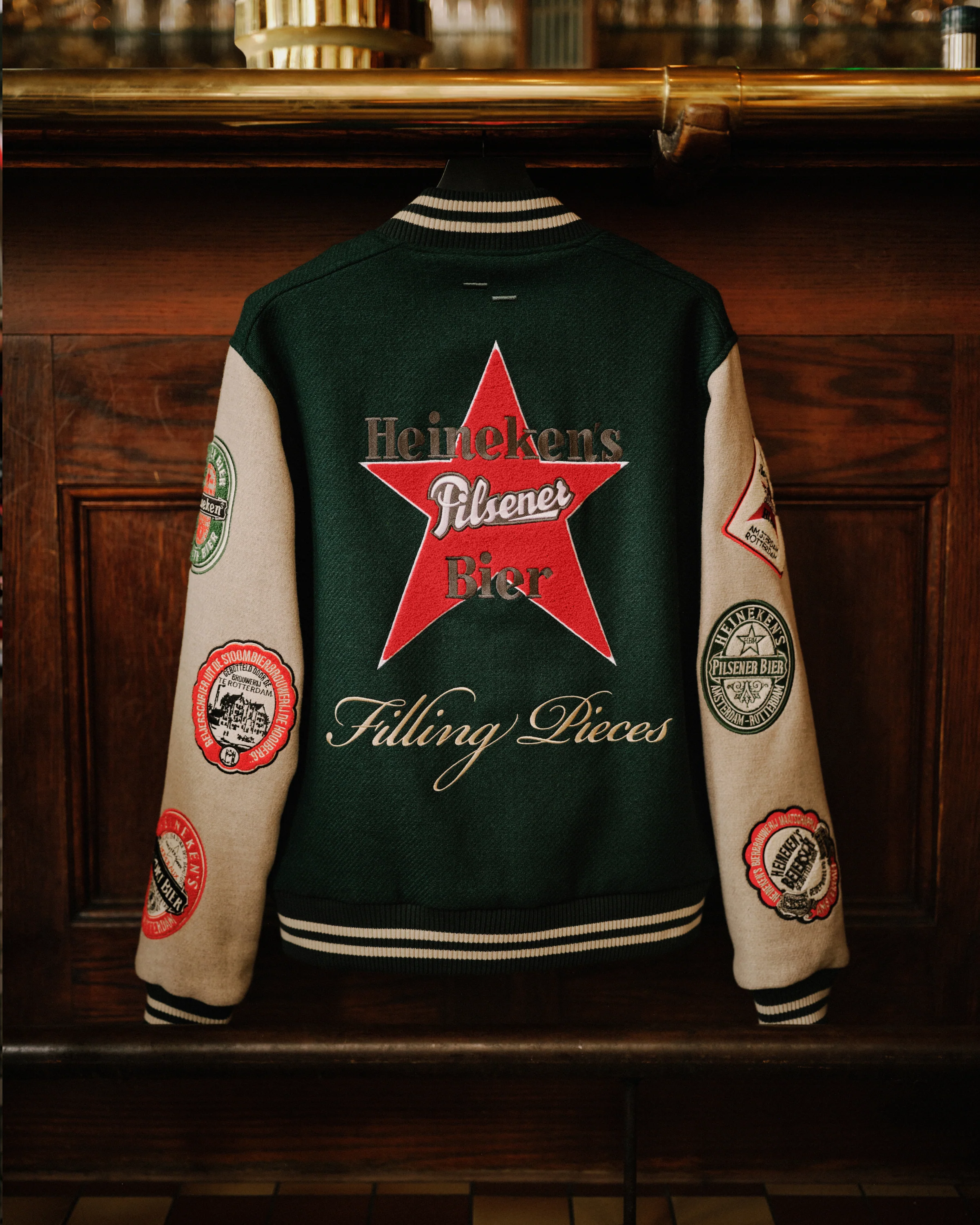 Varsity Heineken Patch Green / Off White - Image 2