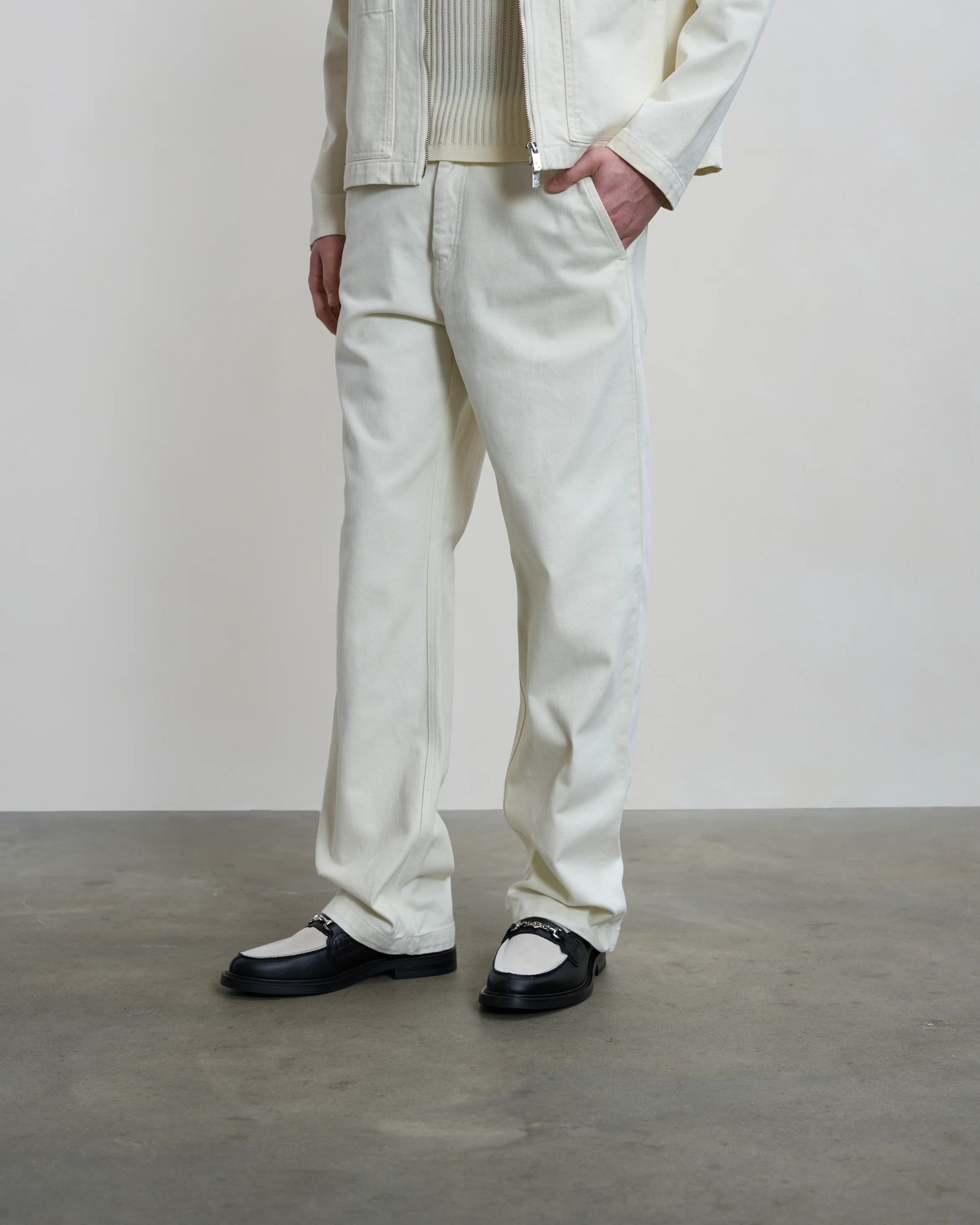 Worker Pants Antique White - Image 5