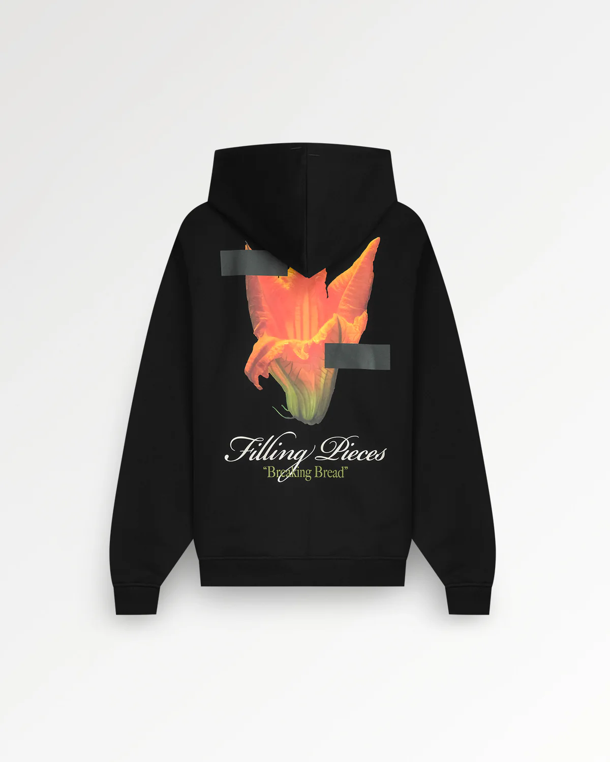 Zip Hoodie Zucchini Black