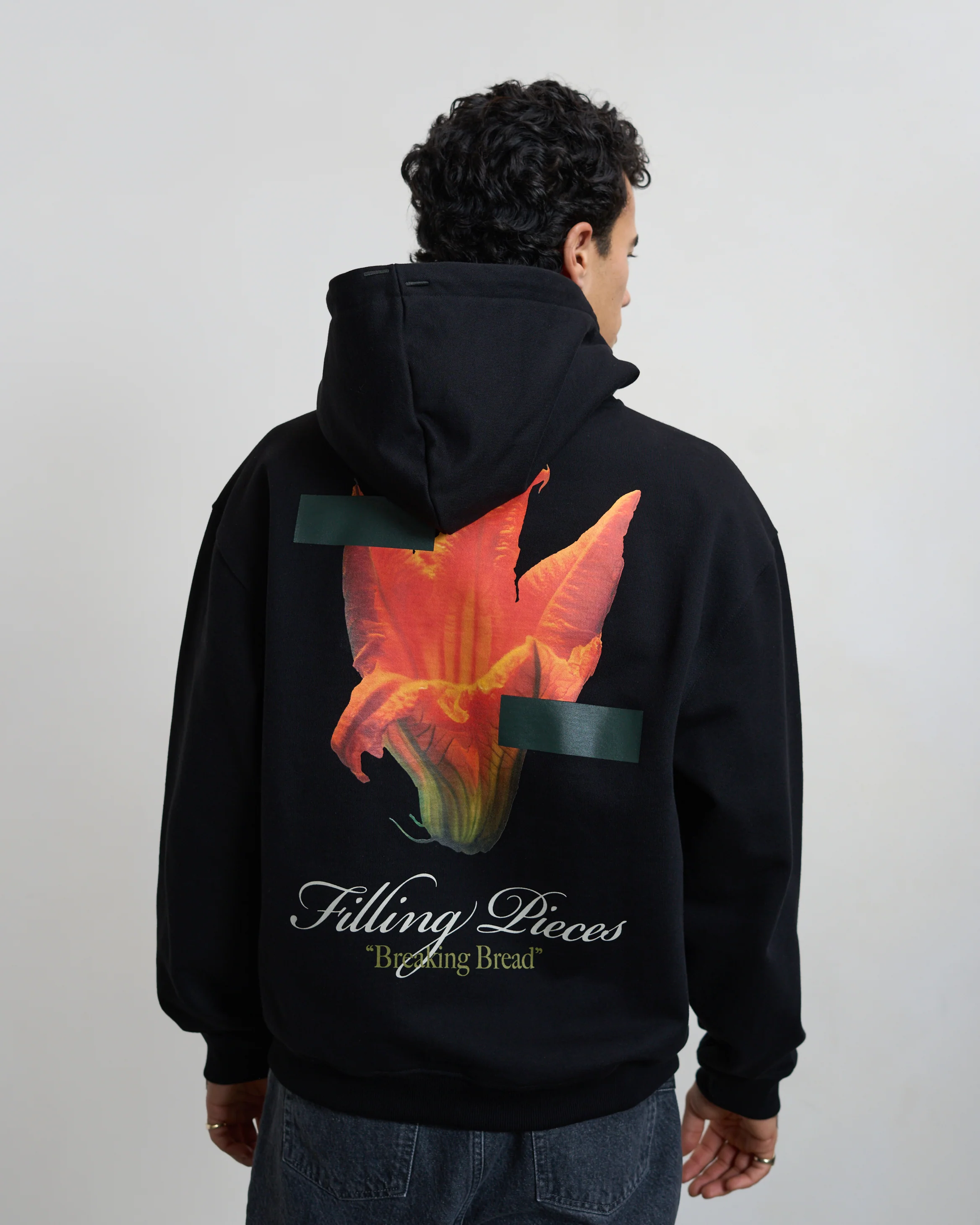 Zip Hoodie Zucchini Black - Image 5