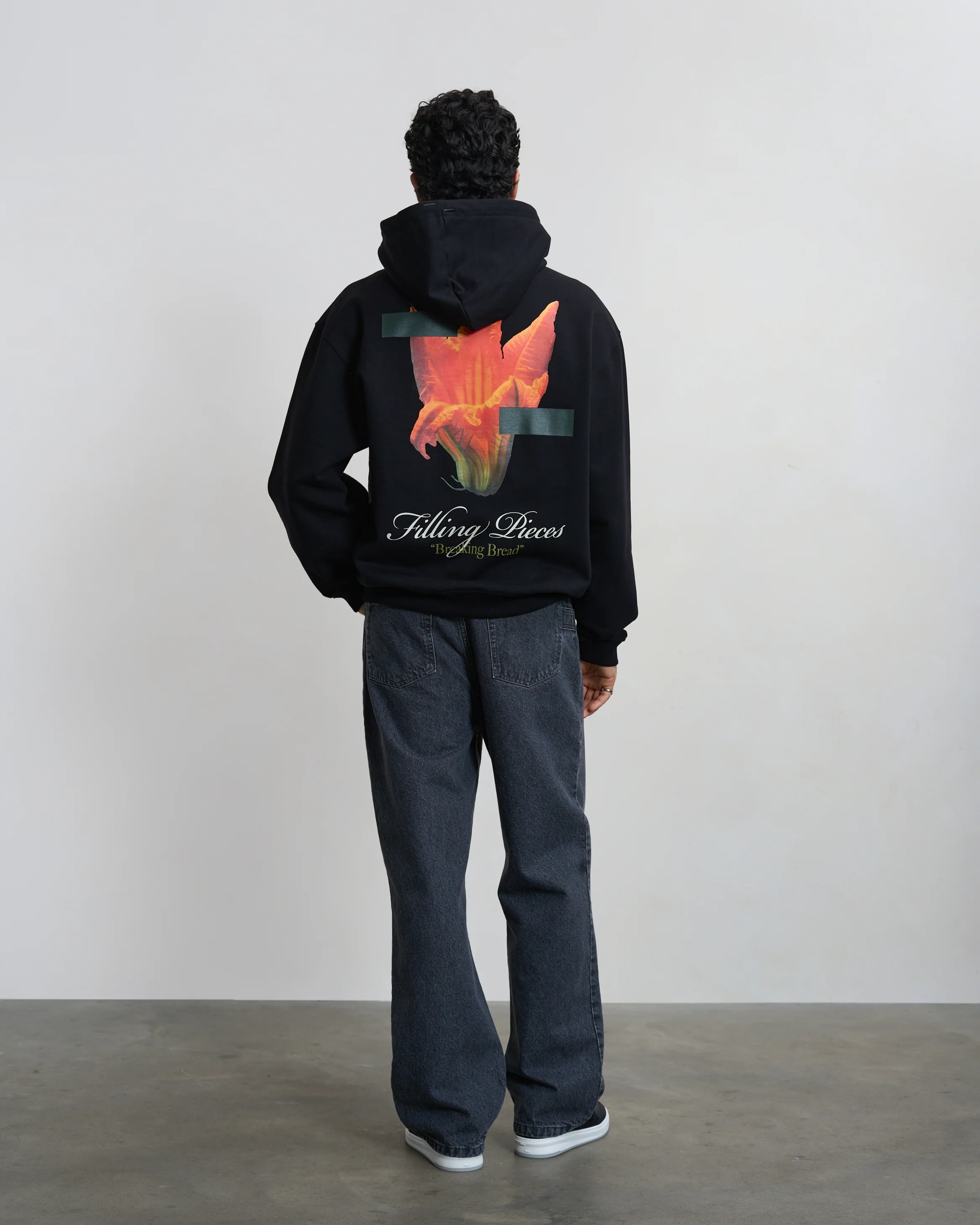Zip Hoodie Zucchini Black - Image 7