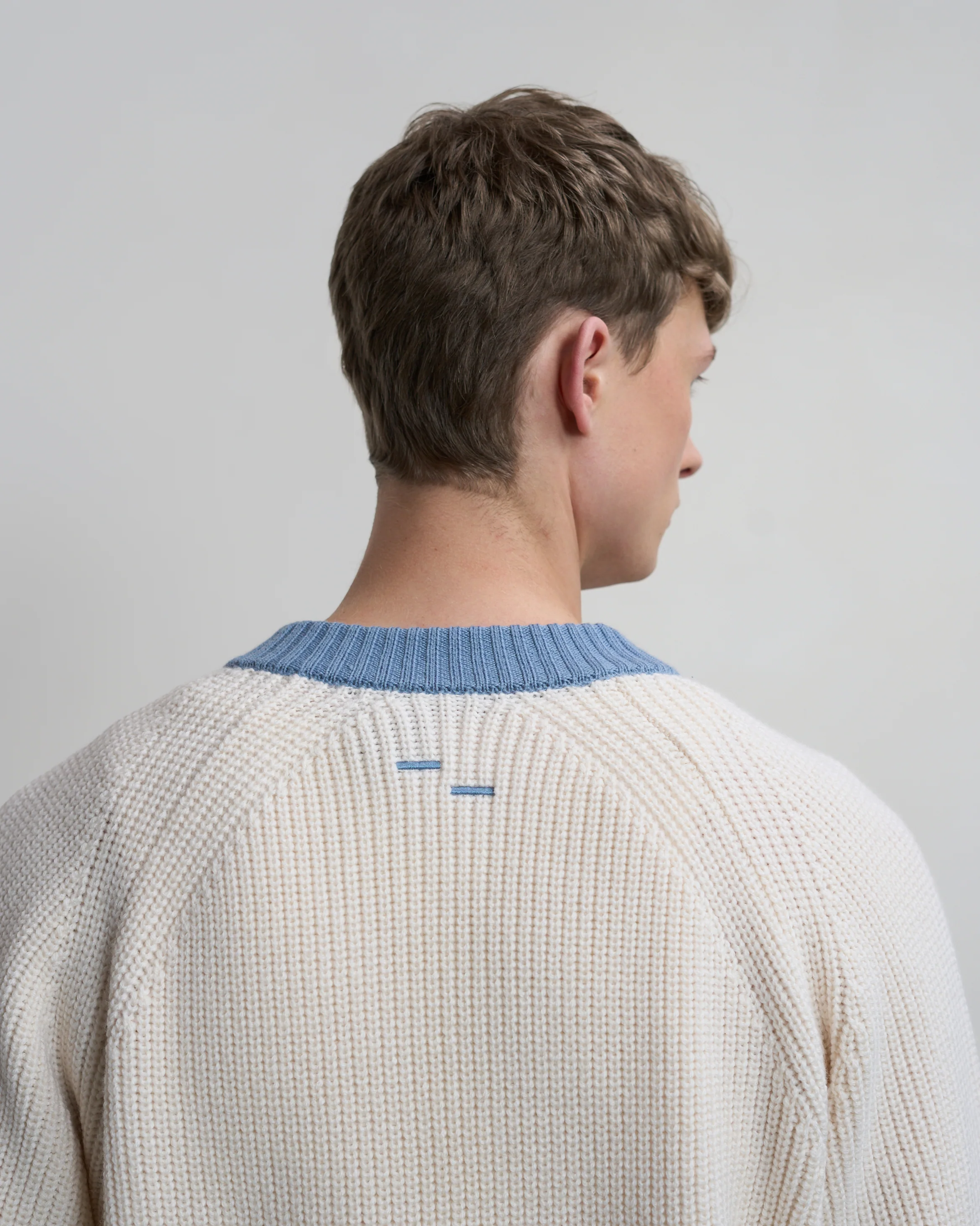 Zip Knit Classic Antique White - Image 6