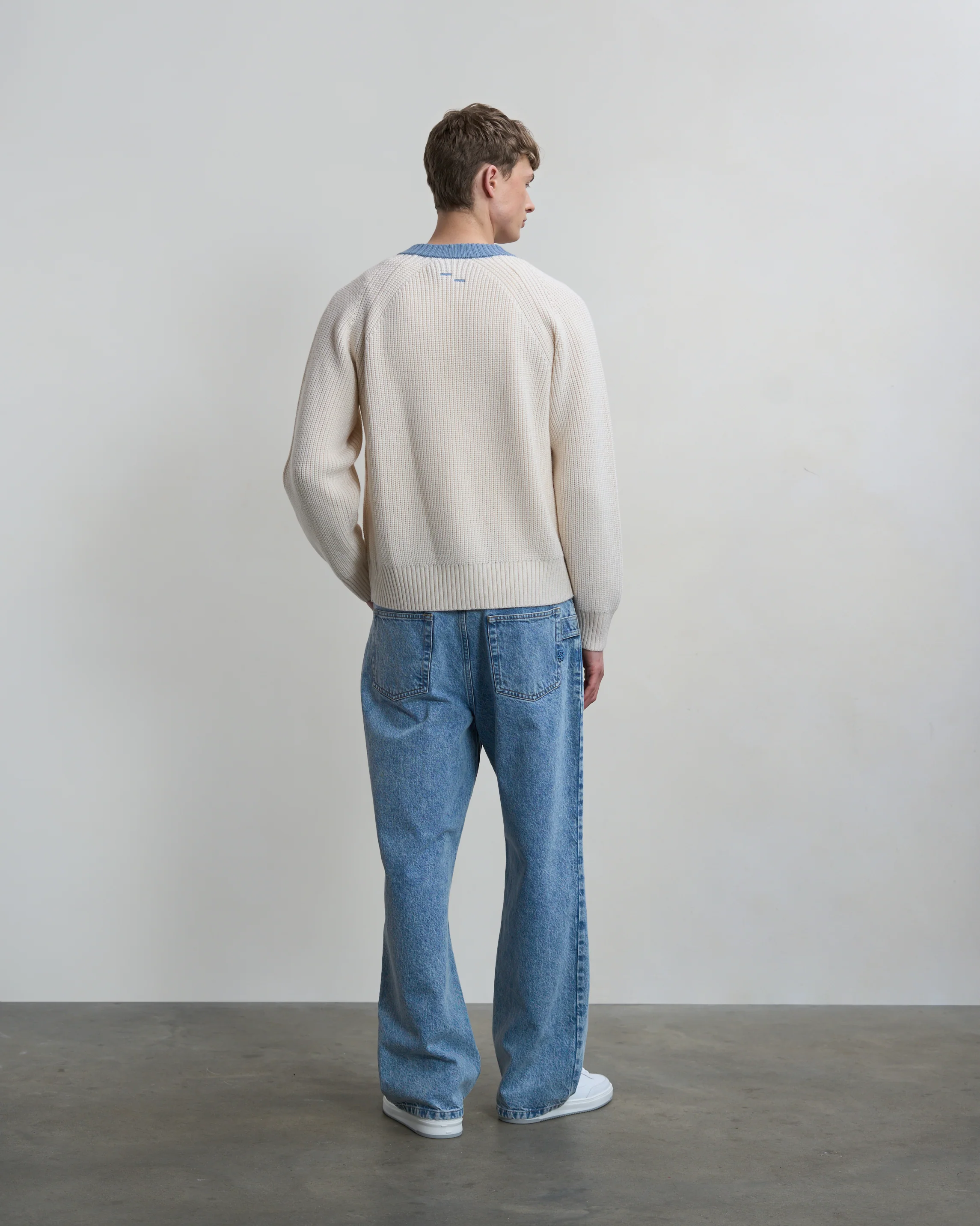 Zip Knit Classic Antique White - Image 8
