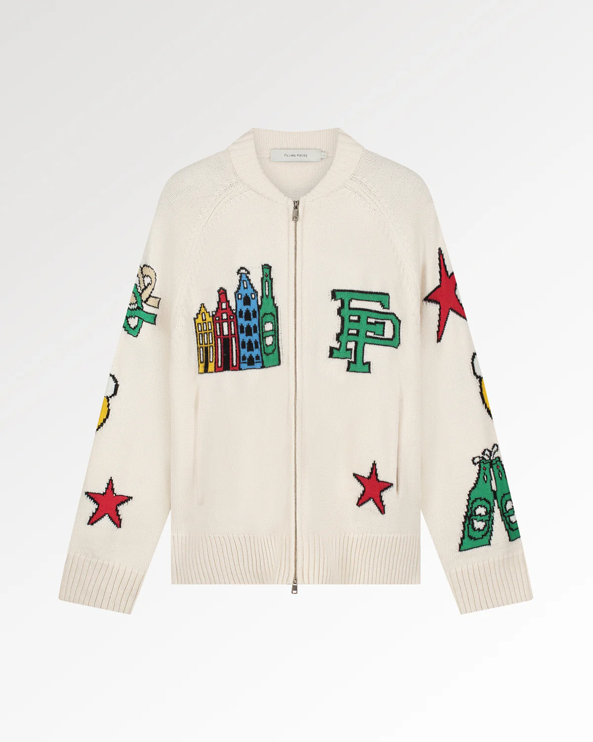 Zip Knit Heineken Antique White
