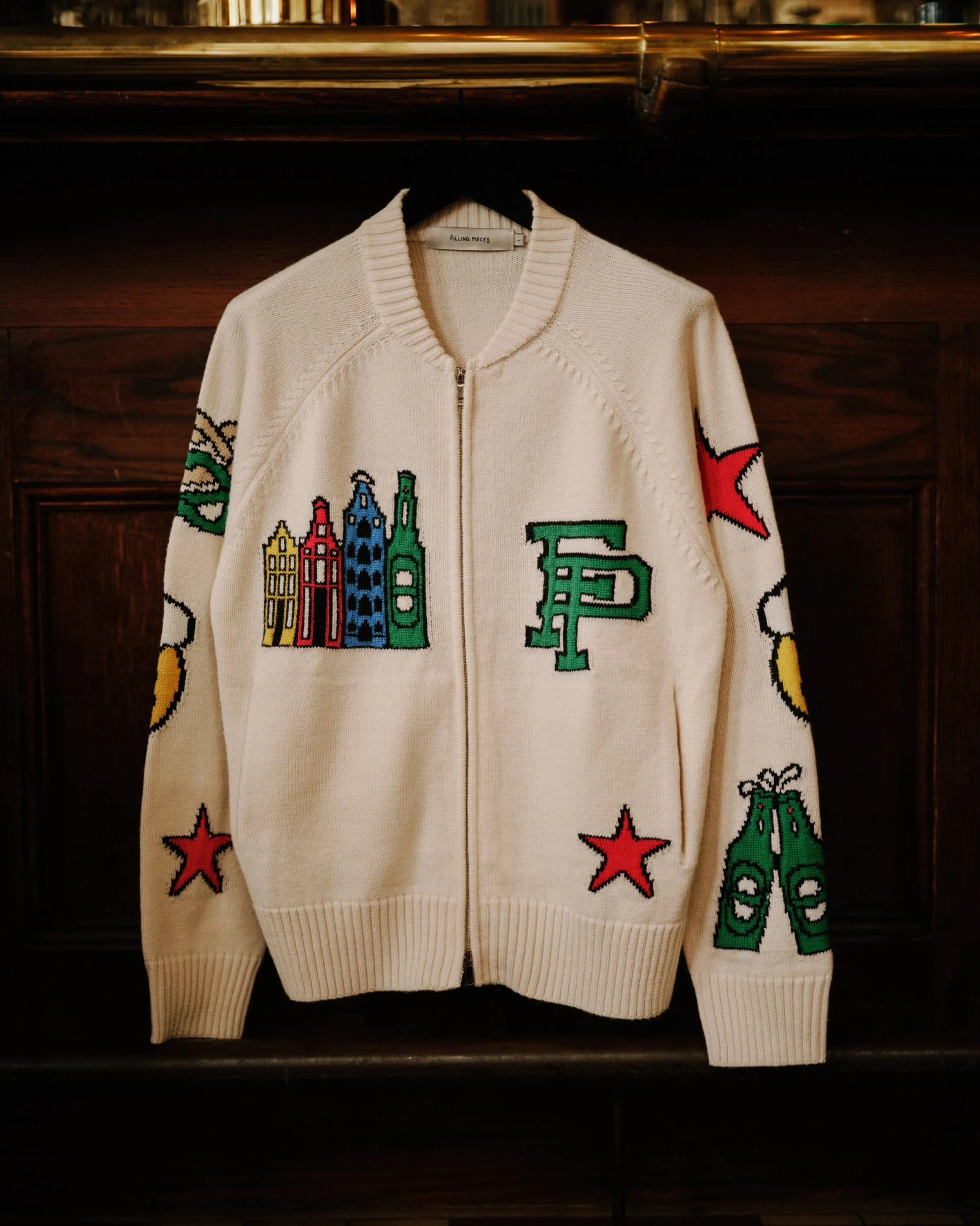 Zip Knit Heineken Antique White - Image 2
