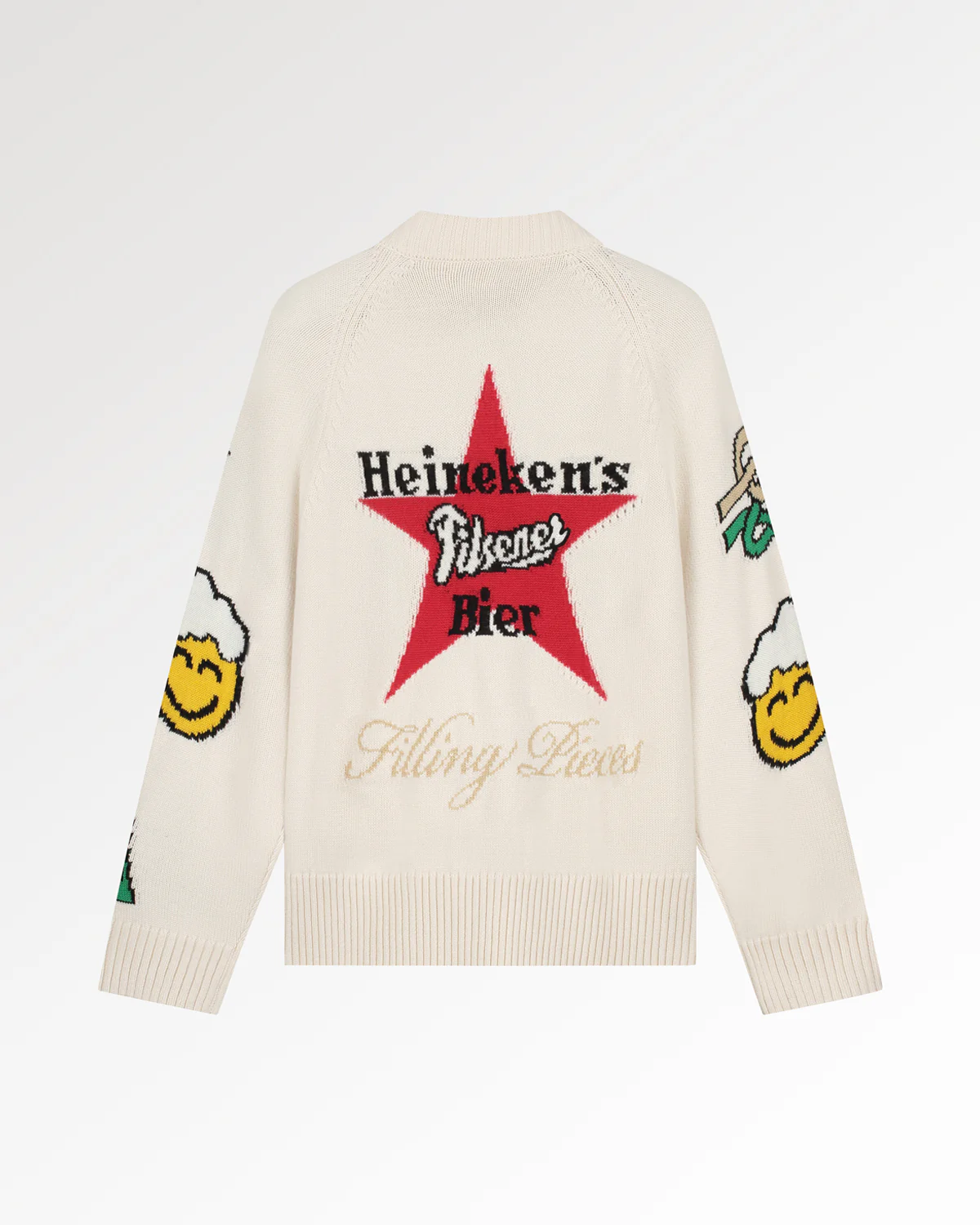 Zip Knit Heineken Antique White - Image 3