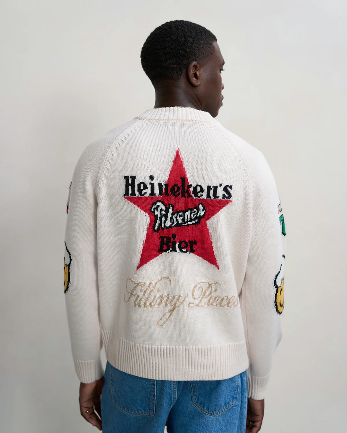 Zip Knit Heineken Antique White - Image 5