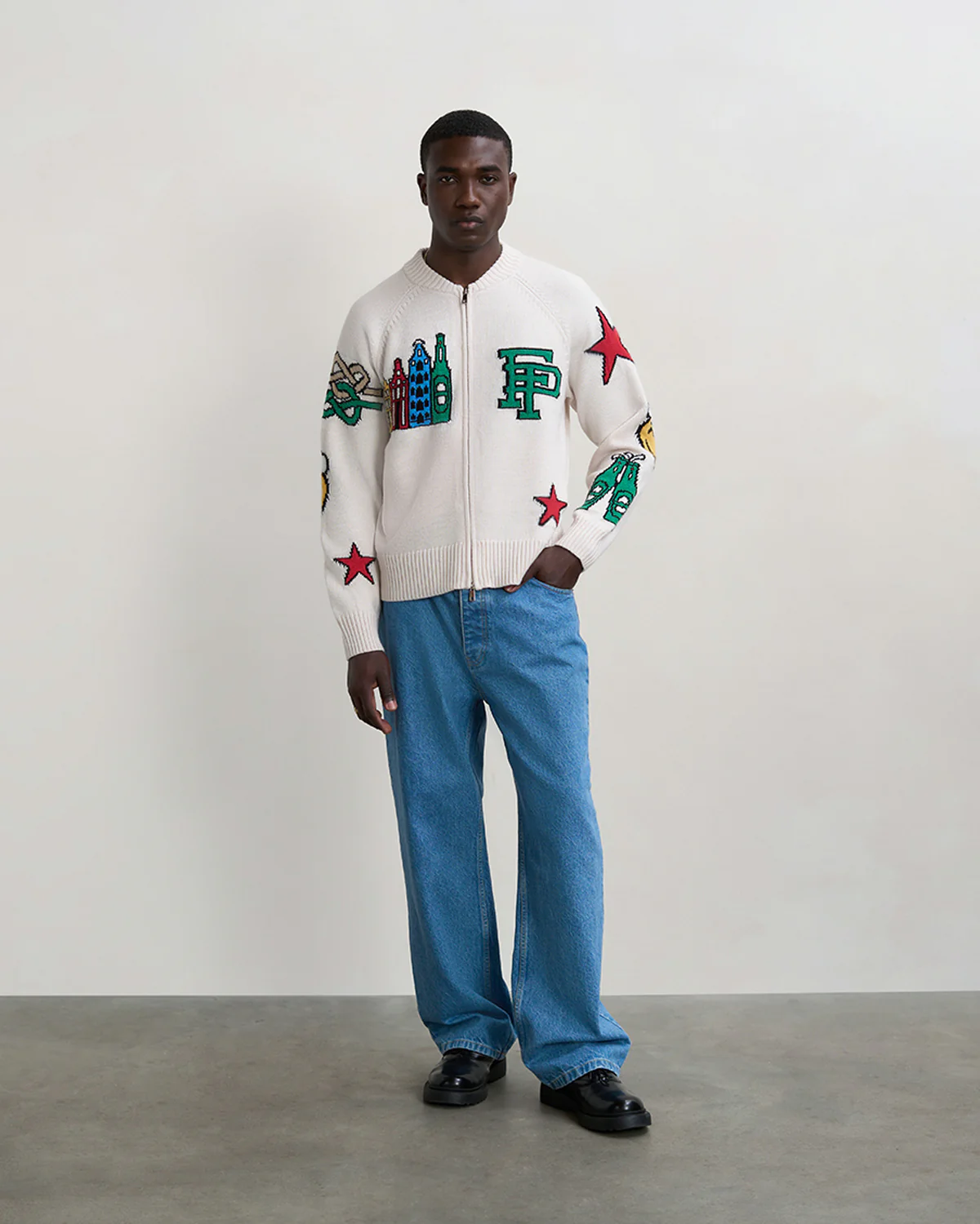Zip Knit Heineken Antique White - Image 6